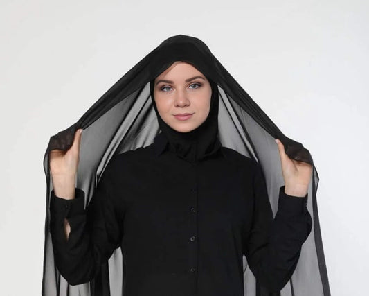 Hijab à Enfiler Complet